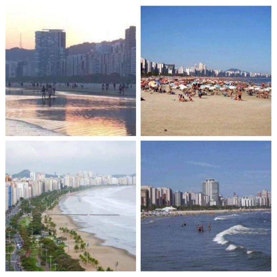 Wi-Fi 600 Mega Ar Condicionado Roupa De Cama E Banho 100 Mts Praia Completo Santos (Sao Paulo) Exteriér fotografie